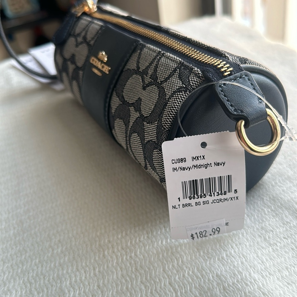 NWT Coach Nolita Barrel Bag In Signature Jacquard - Picture 11 of 11
